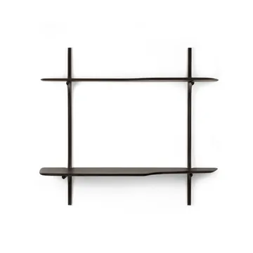 Scrivania a parete PI - Mogano marrone scuro, 140x48 cm - Ethnicraft