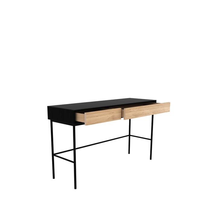 Scrivania Blackbird , Rovere nero 2 cassetti-Nero struttura Ethnicraft