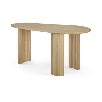 Scrivania Boomerang - Rovere laccato, 160x83x76 cm - Ethnicraft