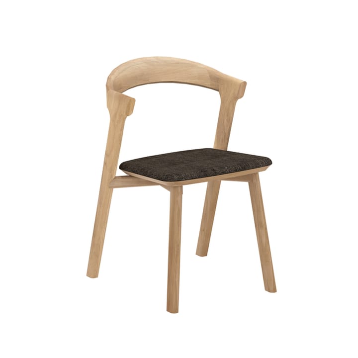 Sedia Bok con seduta in tessuto - Cuscino marrone scuro - Ethnicraft