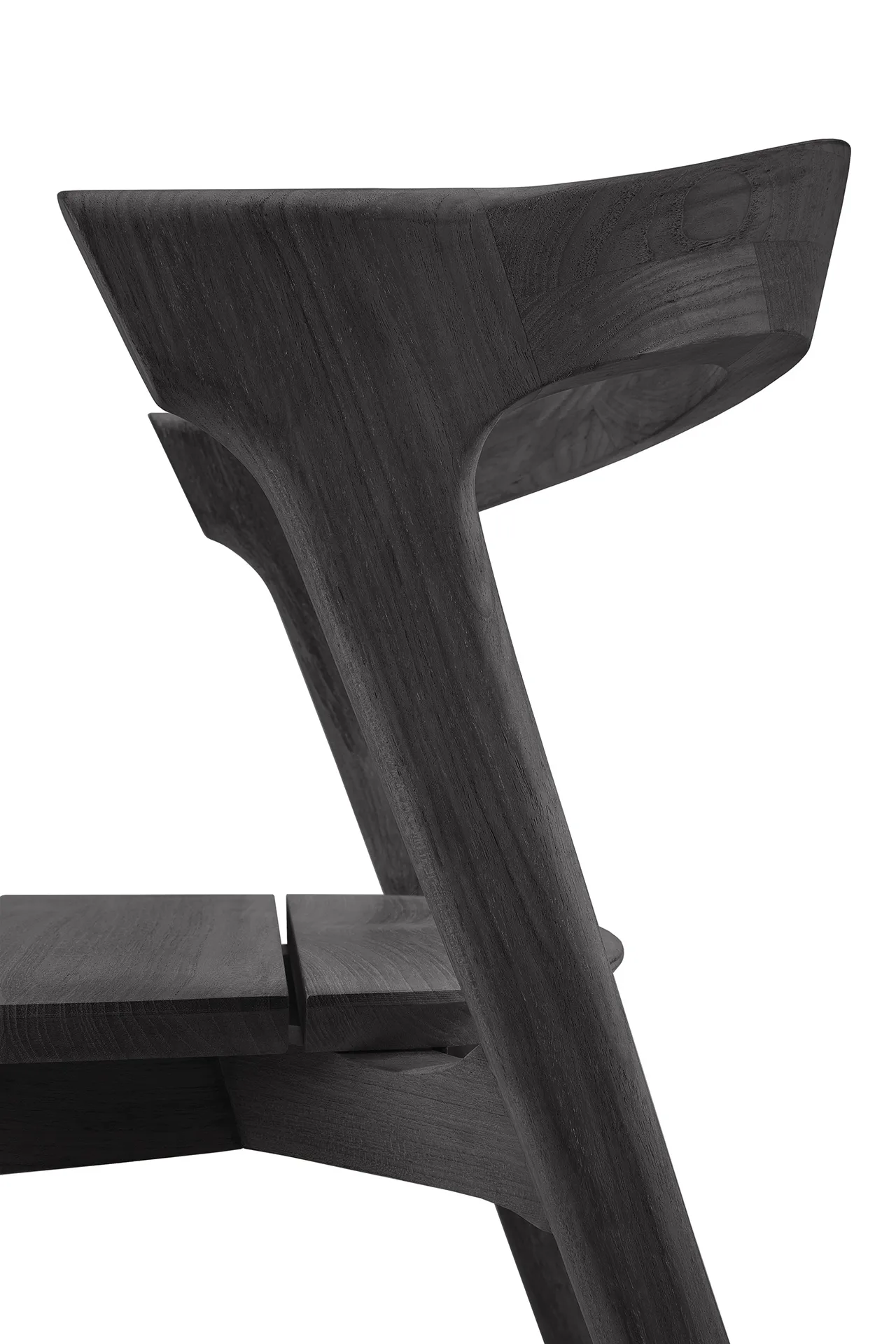 Sedia Bok outdoor, Teak tinto nero Ethnicraft