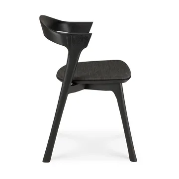 Sedia Bok - Rovere marrone-tessuto soft black - Ethnicraft