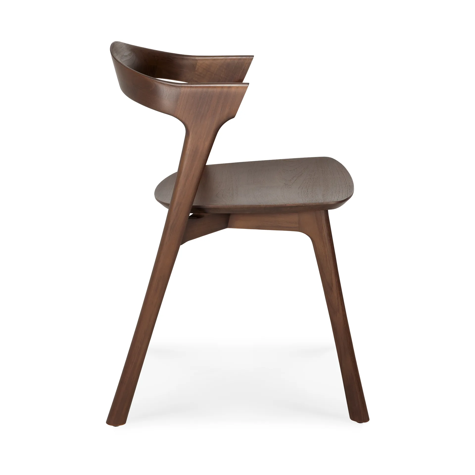 Sedia Bok, Teak verniciato marrone Ethnicraft