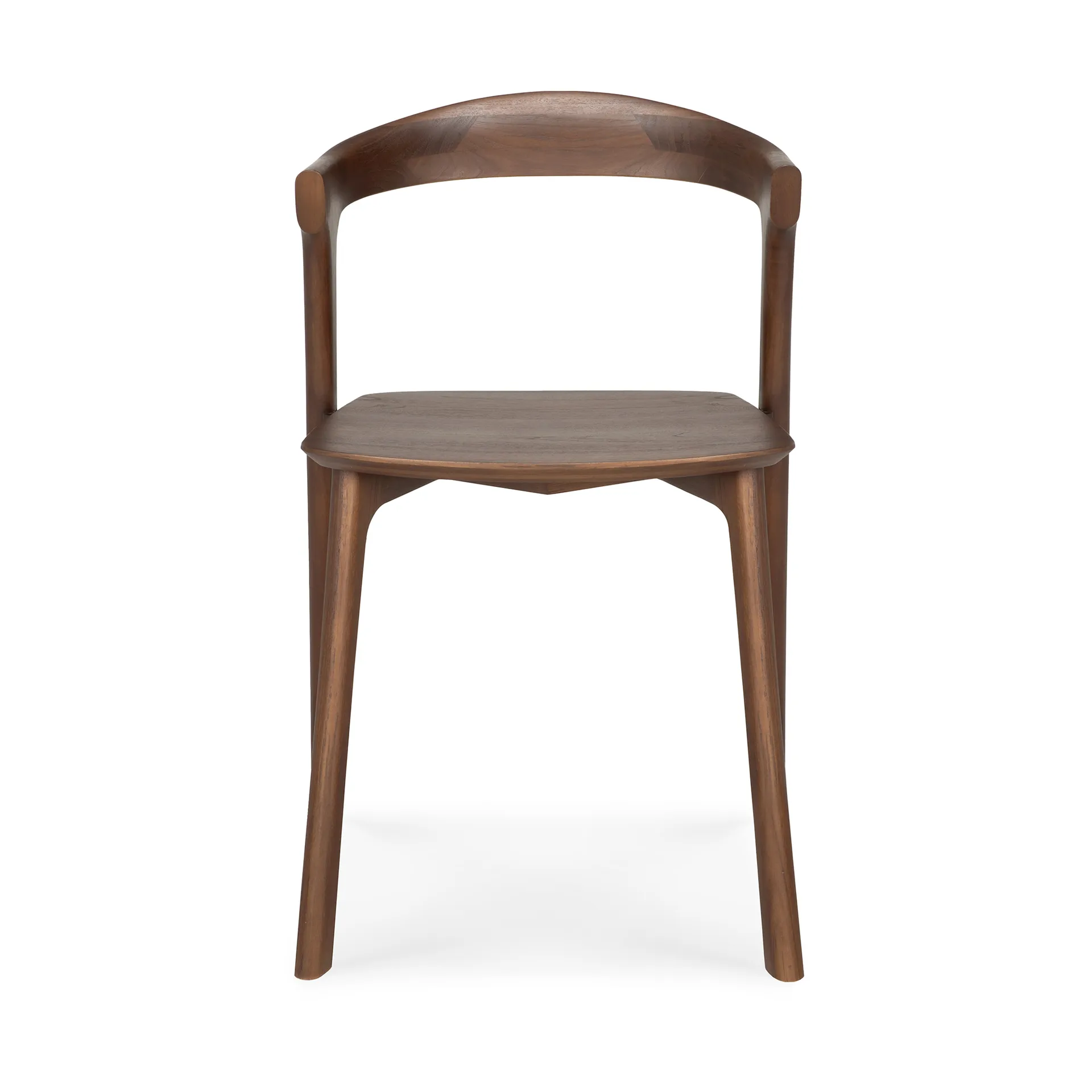 Sedia Bok, Teak verniciato marrone Ethnicraft