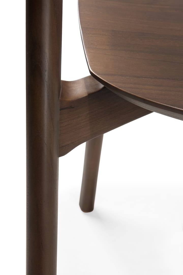 Sedia Bok, Teak verniciato marrone Ethnicraft