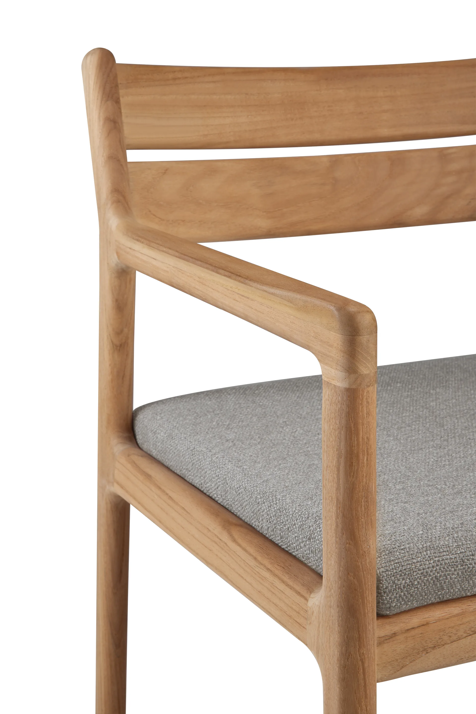 Sedia da pranzo Jack Outdoor con braccioli, Mocha Ethnicraft