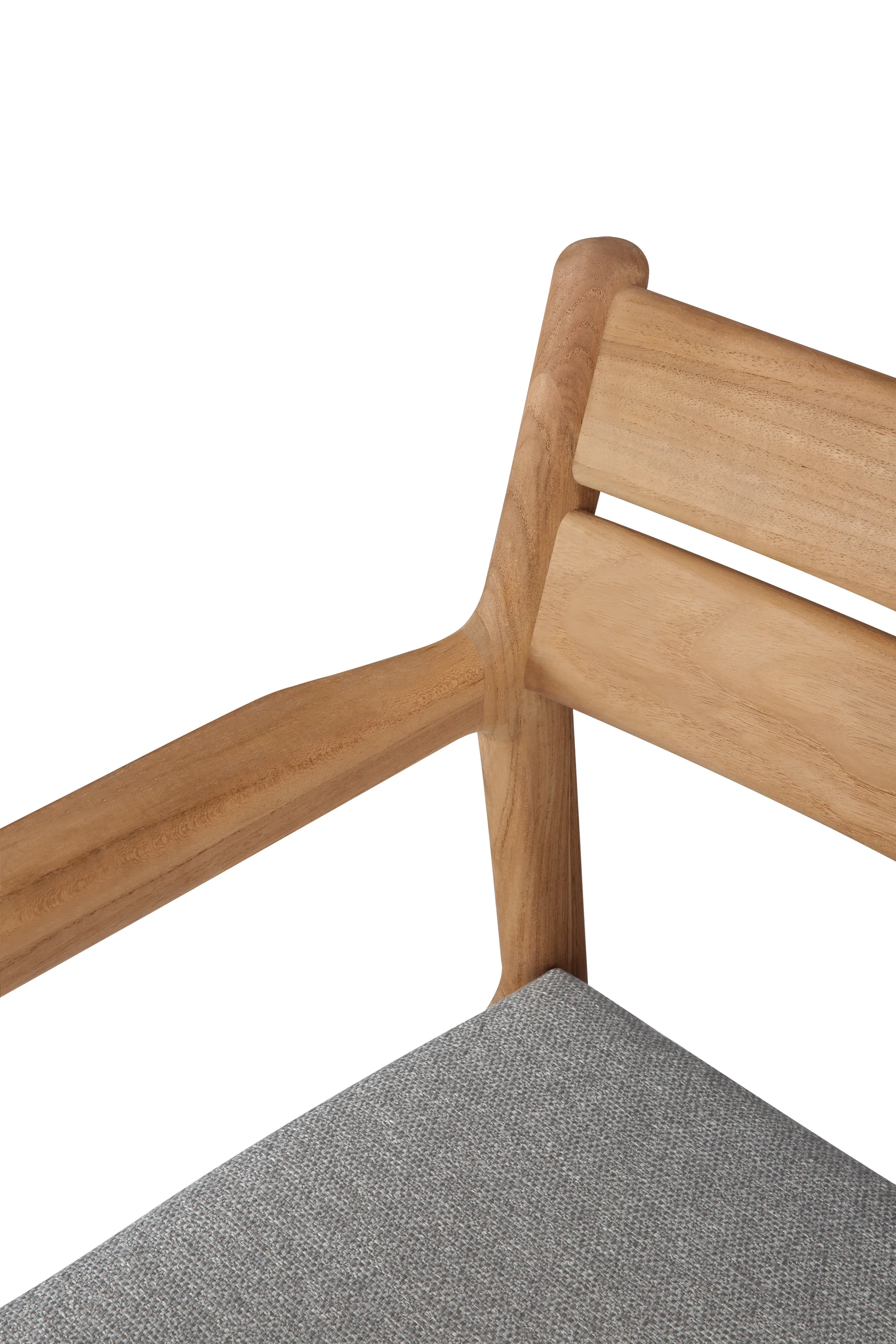 Sedia da pranzo Jack Outdoor con braccioli, Mocha Ethnicraft