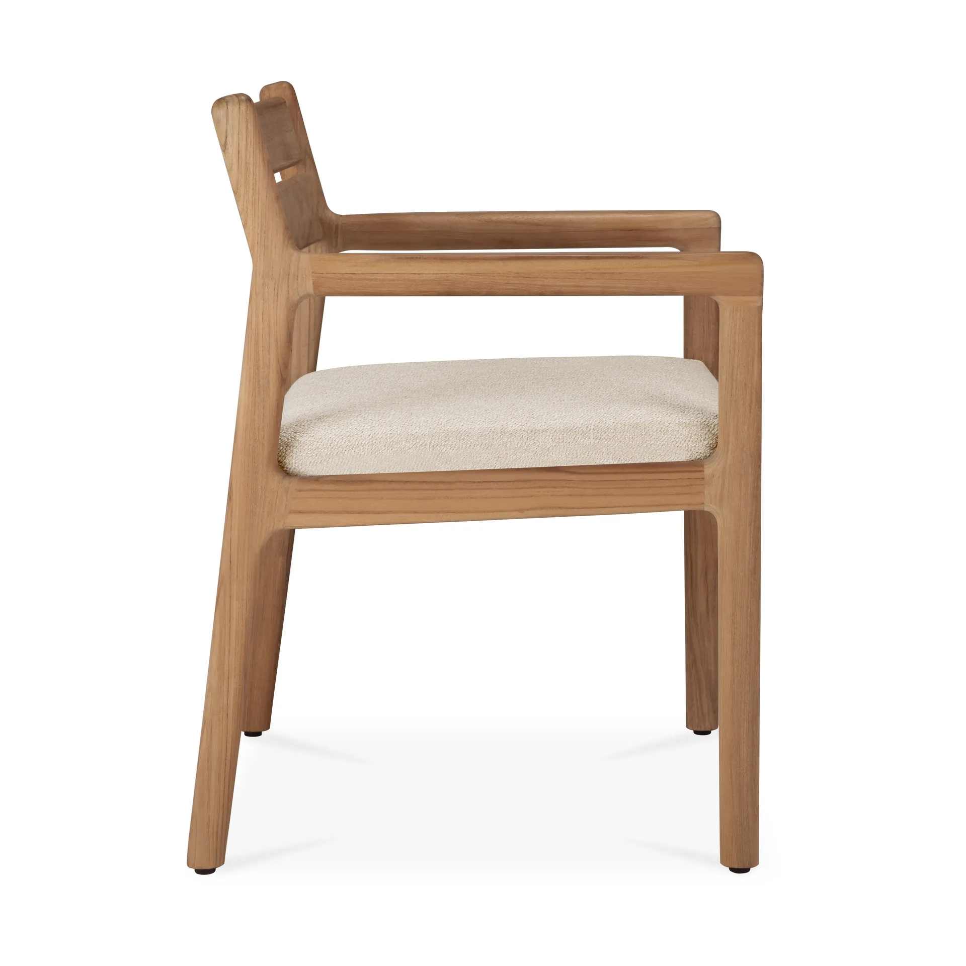 Sedia da pranzo Jack Outdoor con braccioli, Naturale Ethnicraft
