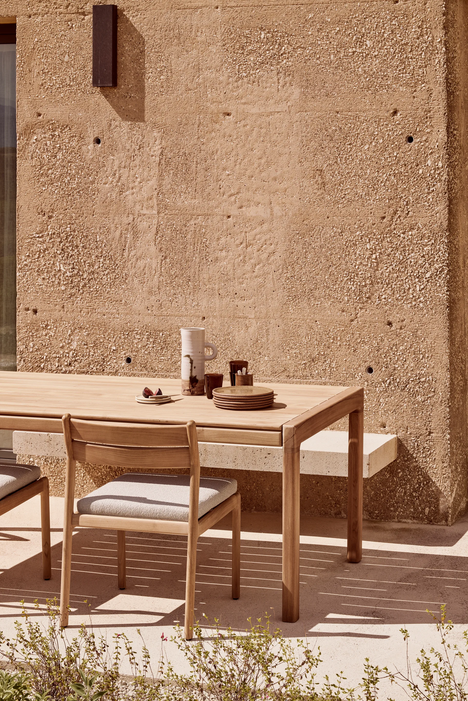 Sedia da pranzo Jack Outdoor, Off white Ethnicraft