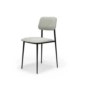 Sedia DC Dining - Grigio chiaro-Nero metallico - Ethnicraft