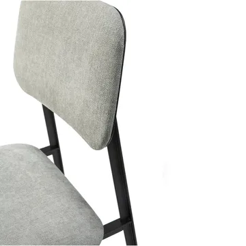 Sedia DC Dining - Grigio chiaro-Nero metallico - Ethnicraft