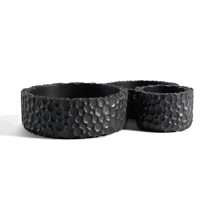 Set di 3 ciotole Chopped, Mogano verniciato Ethnicraft