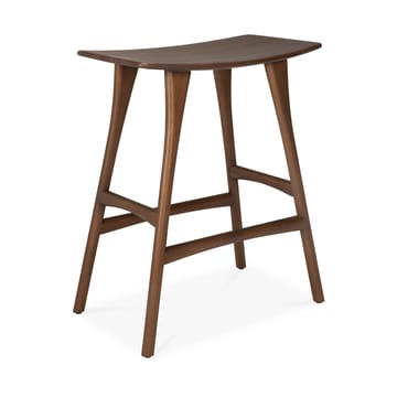Sgabello alto Osso Counter 67 cm - Teak verniciato marrone - Ethnicraft