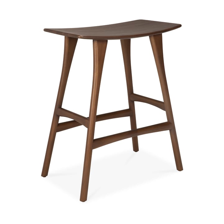 Sgabello alto Osso Counter 67 cm, Teak verniciato marrone Ethnicraft