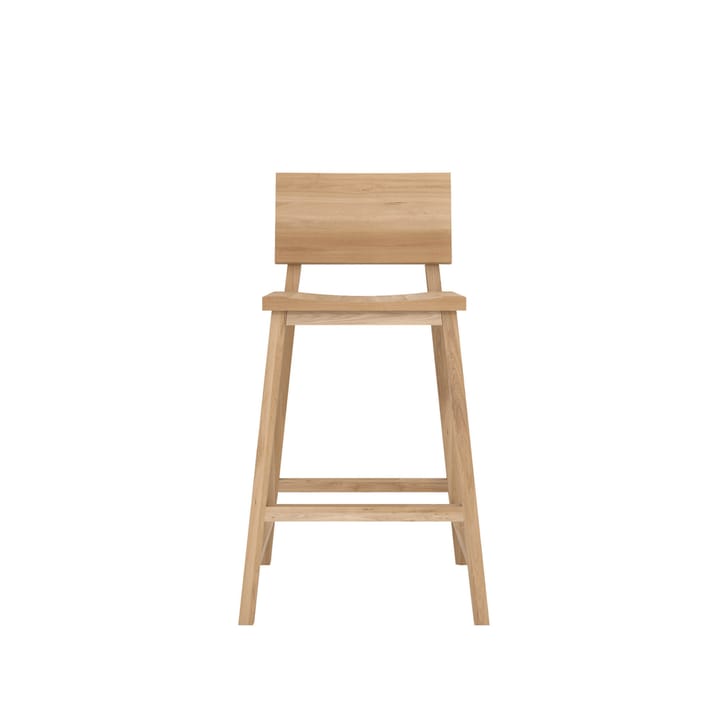 Sgabello N3 - Olio cerato rovere 49x50 cm - Ethnicraft