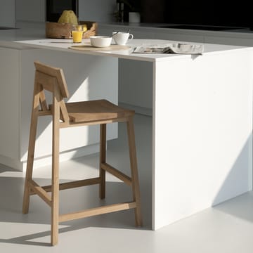 Sgabello N3 - Olio cerato rovere 49x50 cm - Ethnicraft