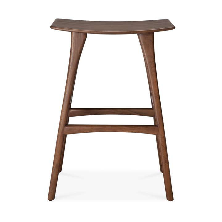Sgabello Osso 80x57 cm - Teak verniciato marrone - Ethnicraft