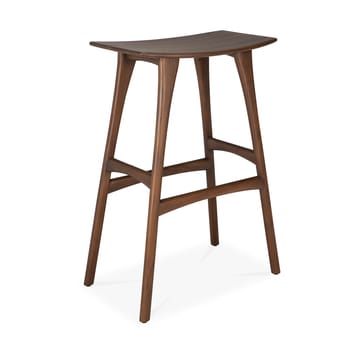 Sgabello Osso 80x57 cm - Teak verniciato marrone - Ethnicraft