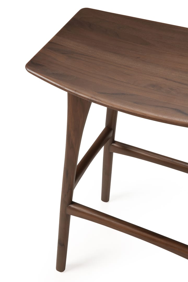 Sgabello Osso 80x57 cm, Teak verniciato marrone Ethnicraft
