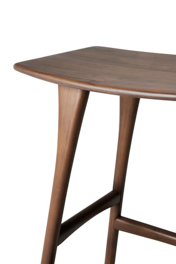 Sgabello Osso 80x57 cm - Teak verniciato marrone - Ethnicraft