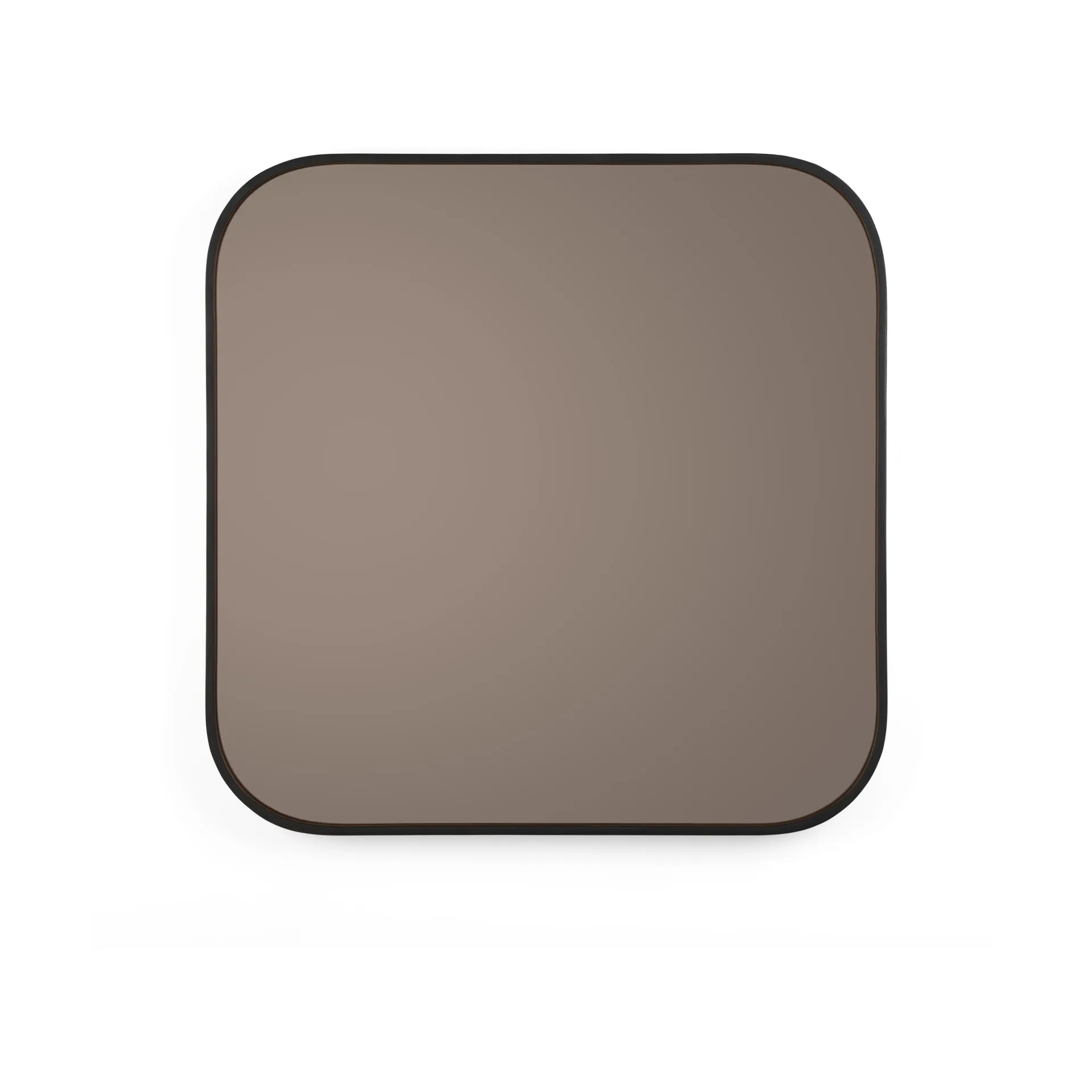 Specchio da parete Camber 60x60 cm, Bronzo-telaio in legno Ethnicraft