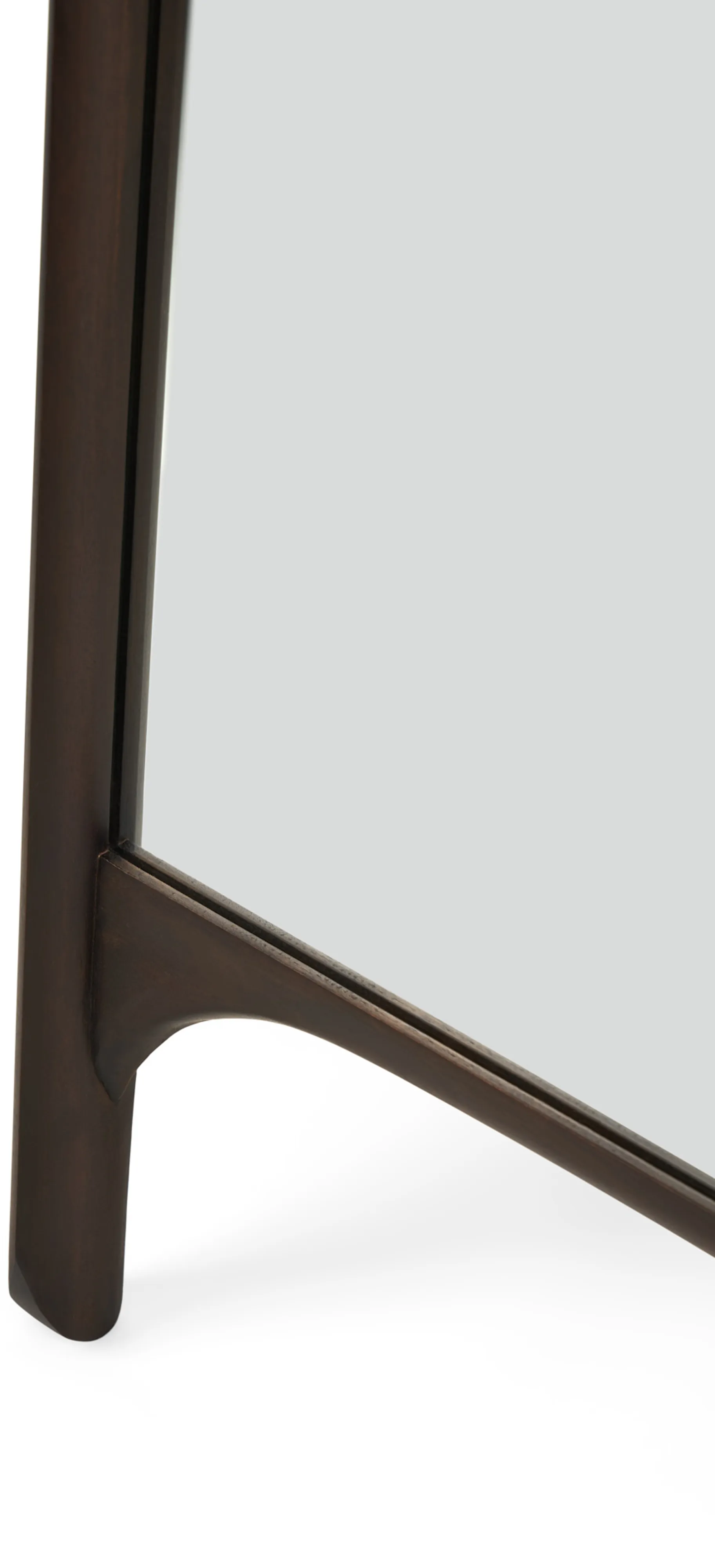 Specchio da pavimento PI 80x200 cm, mogano tinto marrone scuro Ethnicraft