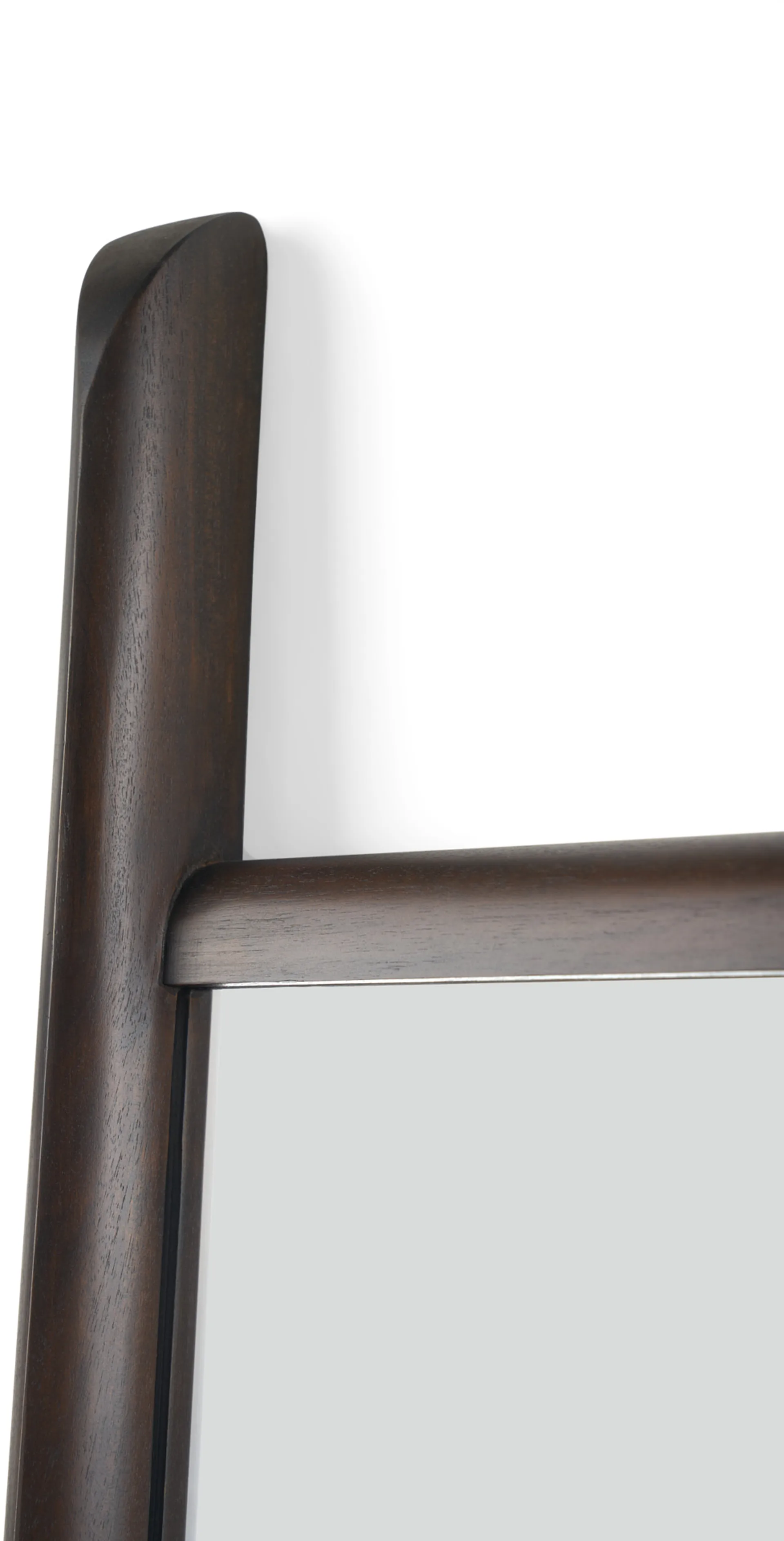 Specchio da pavimento PI 80x200 cm, mogano tinto marrone scuro Ethnicraft