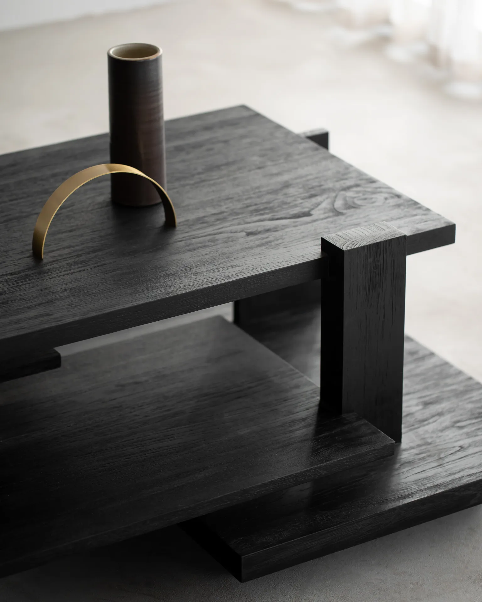 Tavolino Abstract , Teak 140x85 cm Ethnicraft