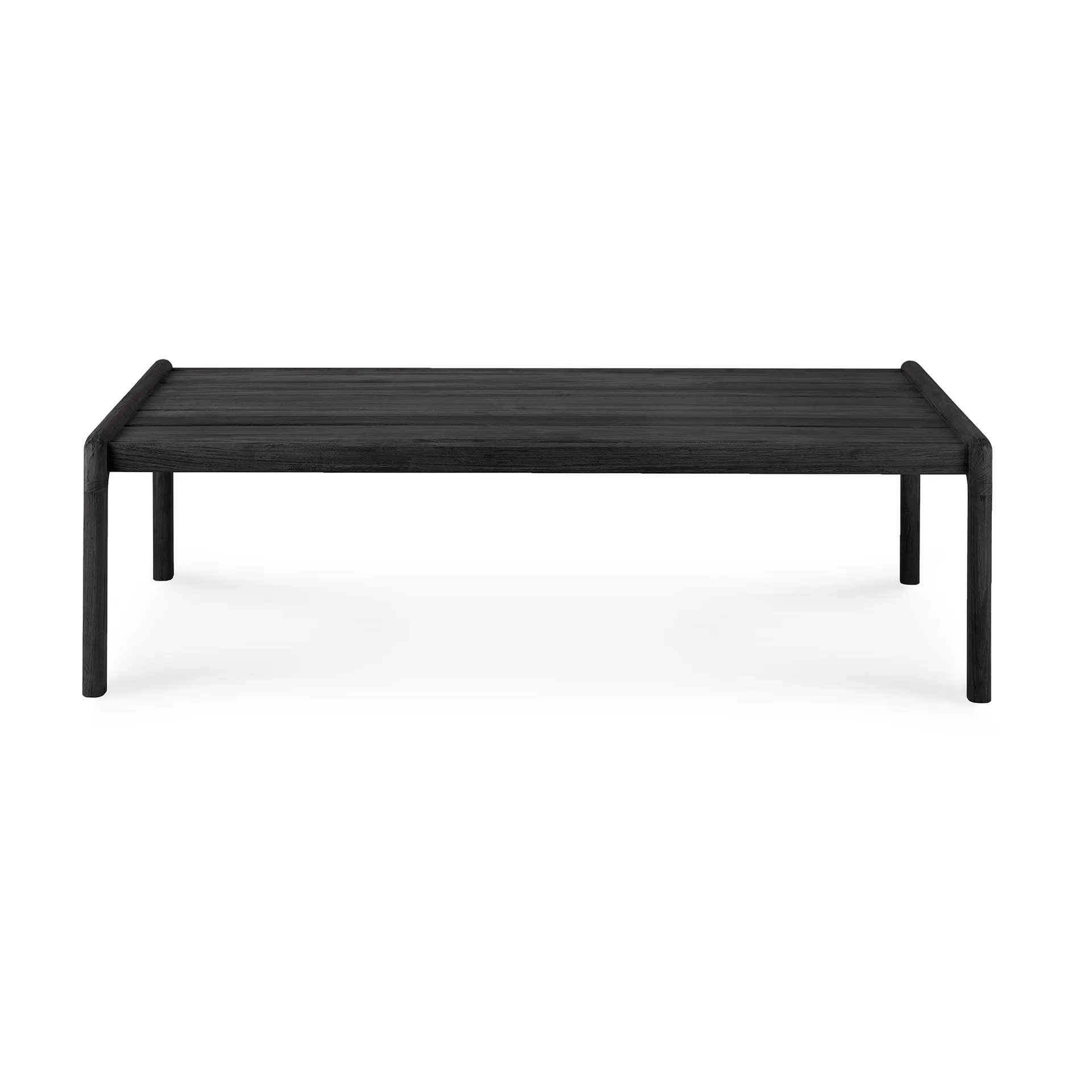 Tavolino da esterno Jack in teak tinto nero, 120x65 cm Ethnicraft