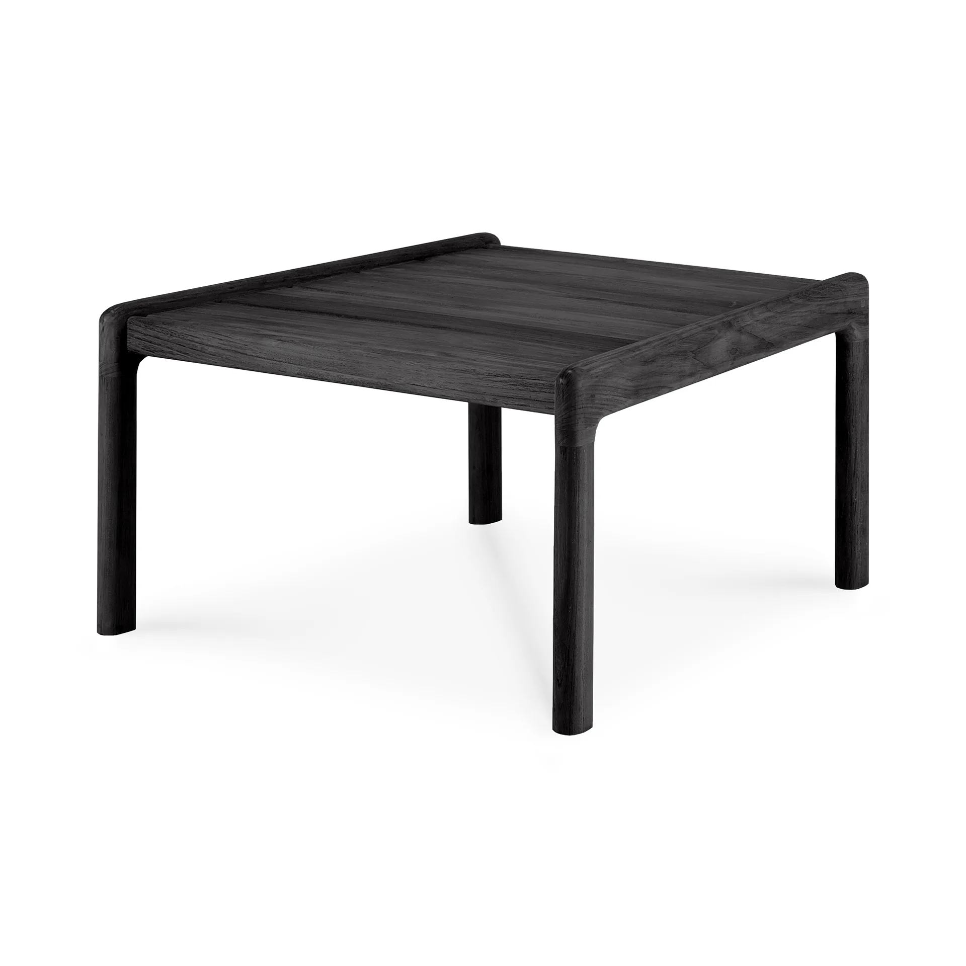 Tavolino da esterno Jack in teak tinto nero, 54x54 cm Ethnicraft