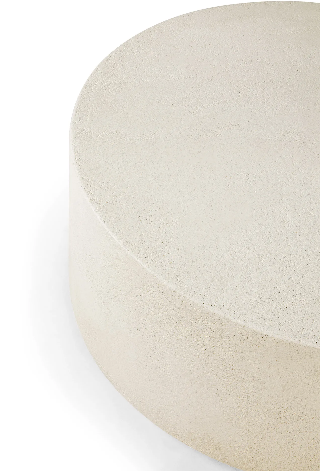 Tavolino Elements, Off white, Ø80 cm Ethnicraft