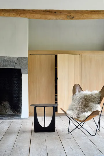 Tavolino Geometric - Rovere nero Ø51 - Ethnicraft