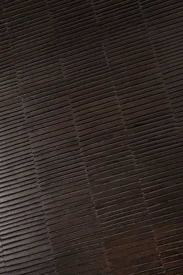 Tavolino Grooves - Teak Off black, 170x120 cm - Ethnicraft