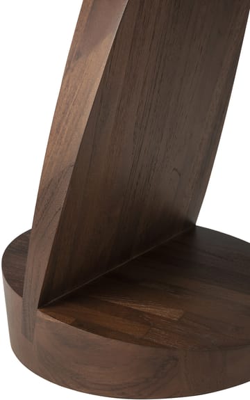 Tavolino Oblic Ø52 cm - Teak tinto marrone - Ethnicraft