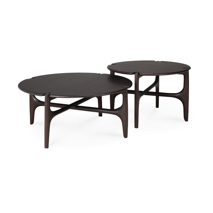 Tavolino PI Ø80 cm, Mogano verniciato Ethnicraft