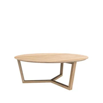 Tavolino Tripod 36x96 cm - Rovere oliato a cera dura - Ethnicraft