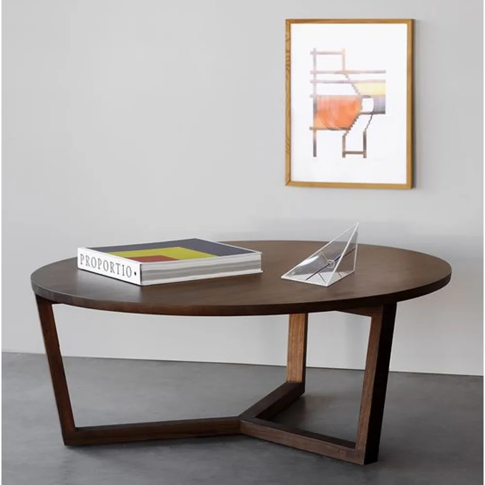 Tavolino Tripod 36x96 cm, Rovere oliato a cera dura Ethnicraft