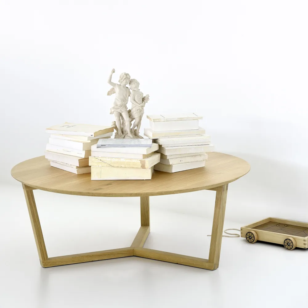 Tavolino Tripod 36x96 cm, Rovere oliato a cera dura Ethnicraft