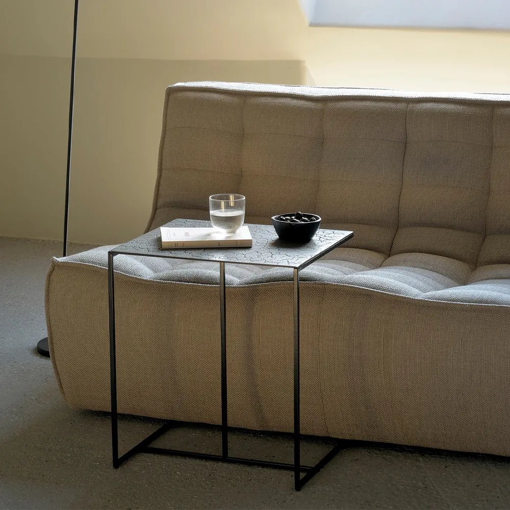 Tavolino Triptic 51x45 cm, Whiskey-Nero Ethnicraft