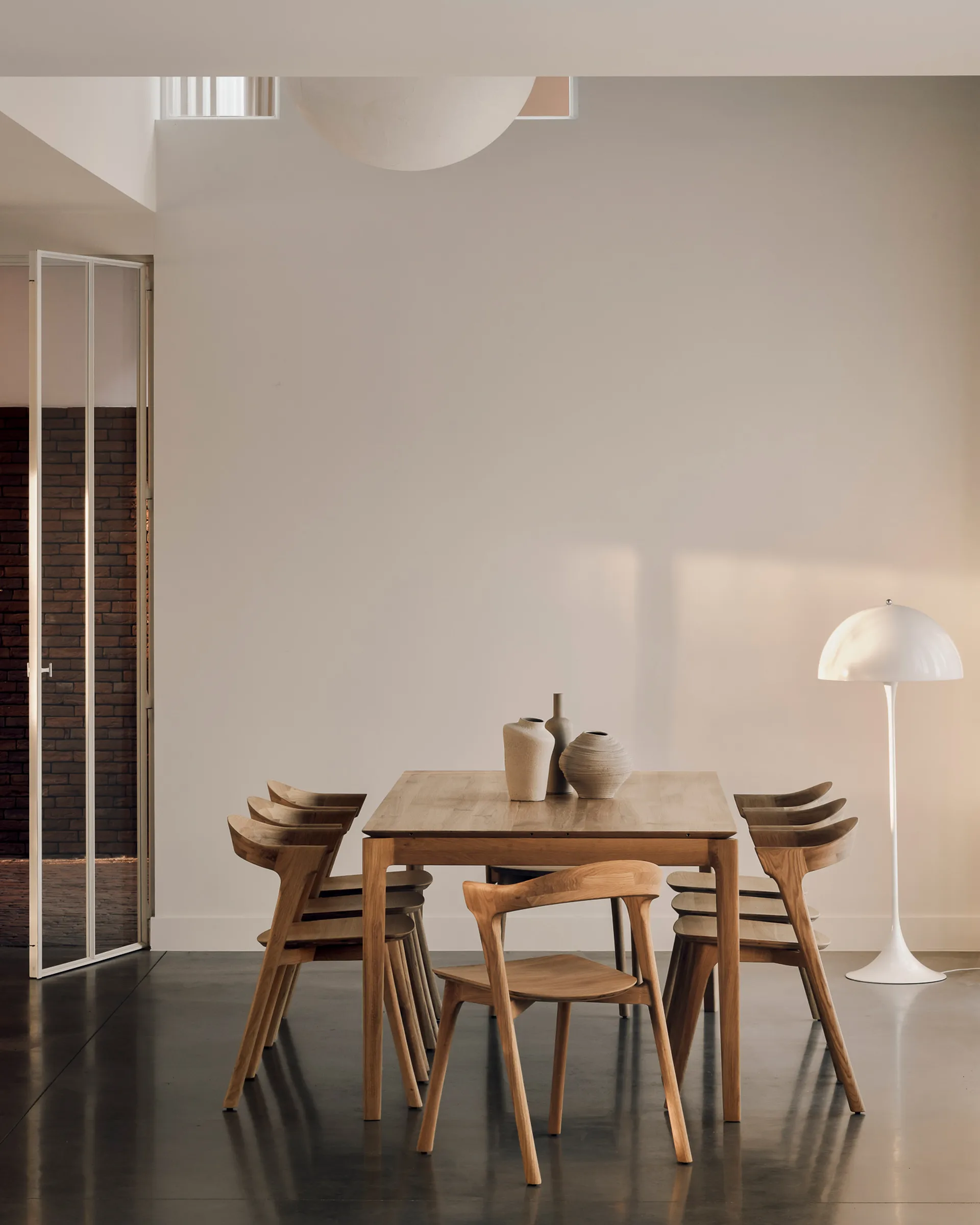 Tavolo da pranzo Bok 200/300x100x76 cm, Rovere oliato a cera dura Ethnicraft