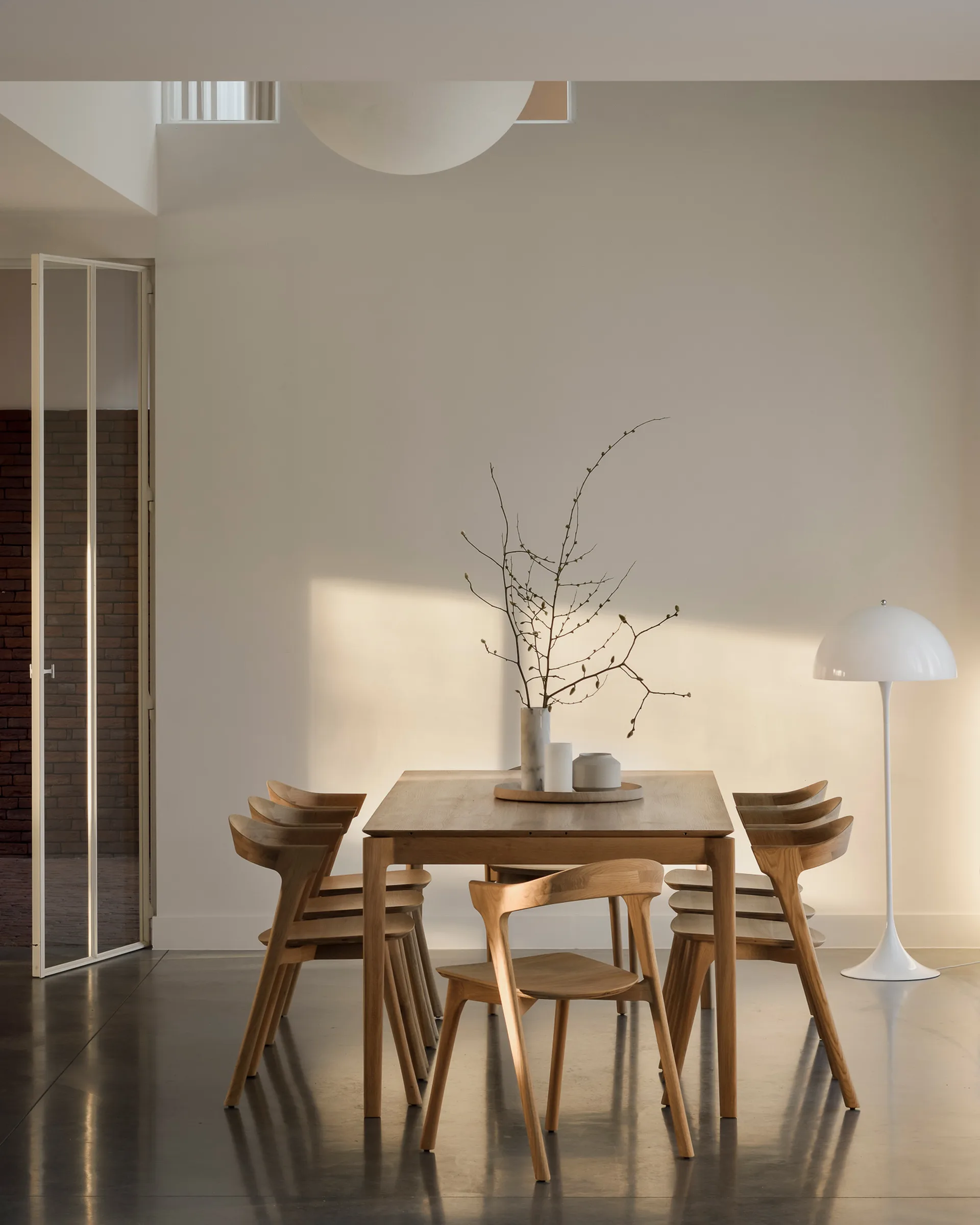 Tavolo da pranzo Bok 200/300x100x76 cm, Rovere oliato a cera dura Ethnicraft