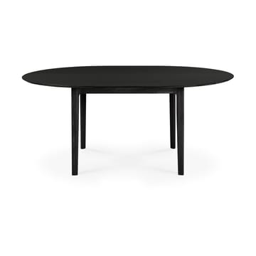 Tavolo da pranzo Bok ovale 129/179x100x76 cm - Rovere tinto nero - Ethnicraft