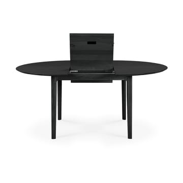 Tavolo da pranzo Bok ovale 129/179x100x76 cm - Rovere tinto nero - Ethnicraft