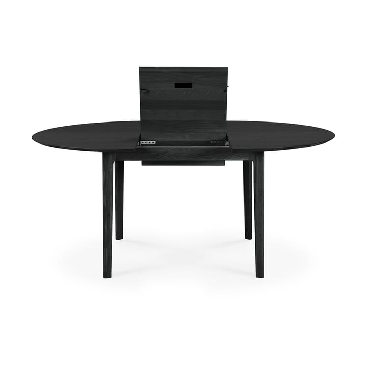 Tavolo da pranzo Bok ovale 129/179x100x76 cm, Rovere tinto nero Ethnicraft