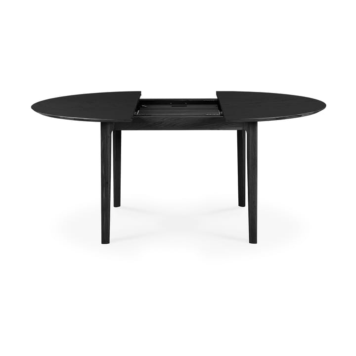 Tavolo da pranzo Bok ovale 129/179x100x76 cm, Rovere tinto nero Ethnicraft