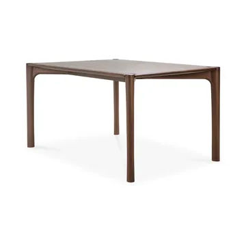 Tavolo da pranzo PI - Teak verniciato marrone, 160x80 cm - Ethnicraft