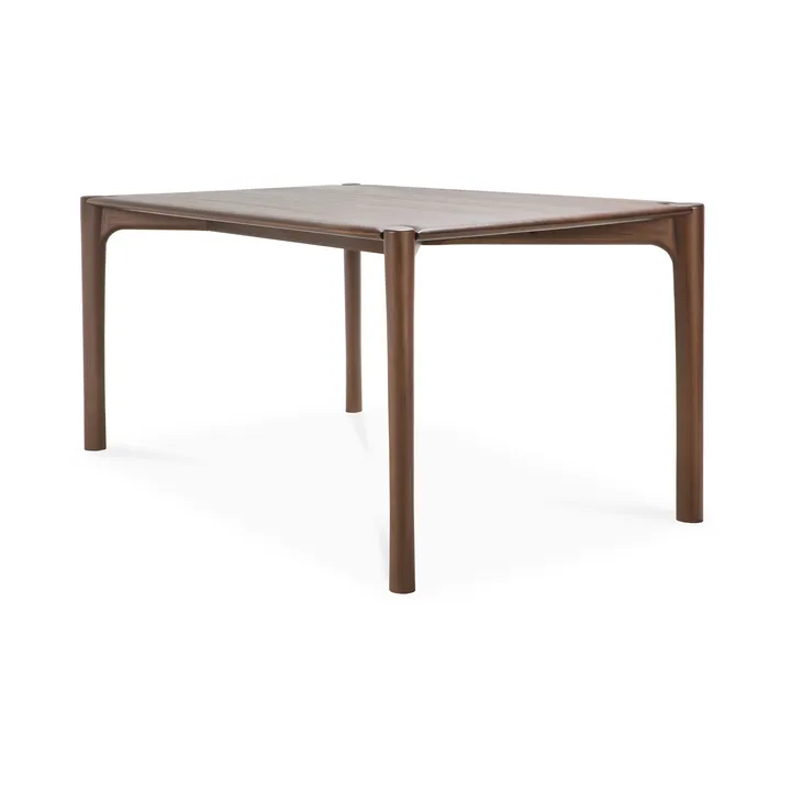 Tavolo da pranzo PI - Teak verniciato marrone, 180x90 cm - Ethnicraft