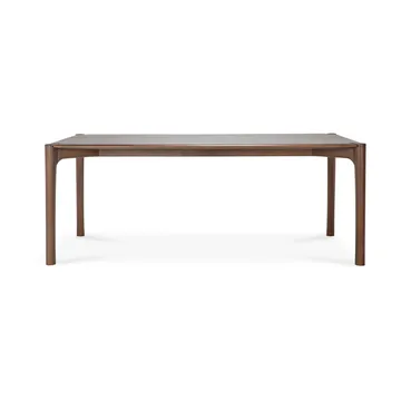 Tavolo da pranzo PI - Teak verniciato marrone, 200x95 cm - Ethnicraft