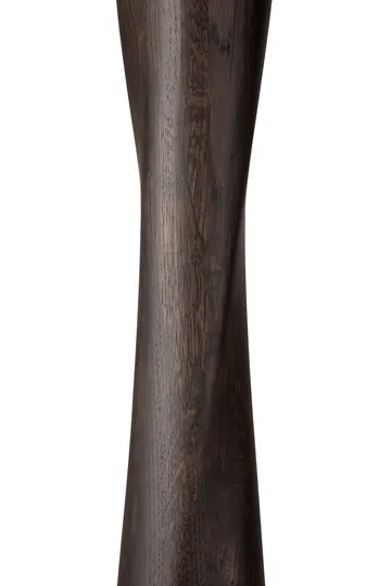 Tavolo da pranzo rotondo Torsion - Rovere laccato marrone, Ø90 cm - Ethnicraft