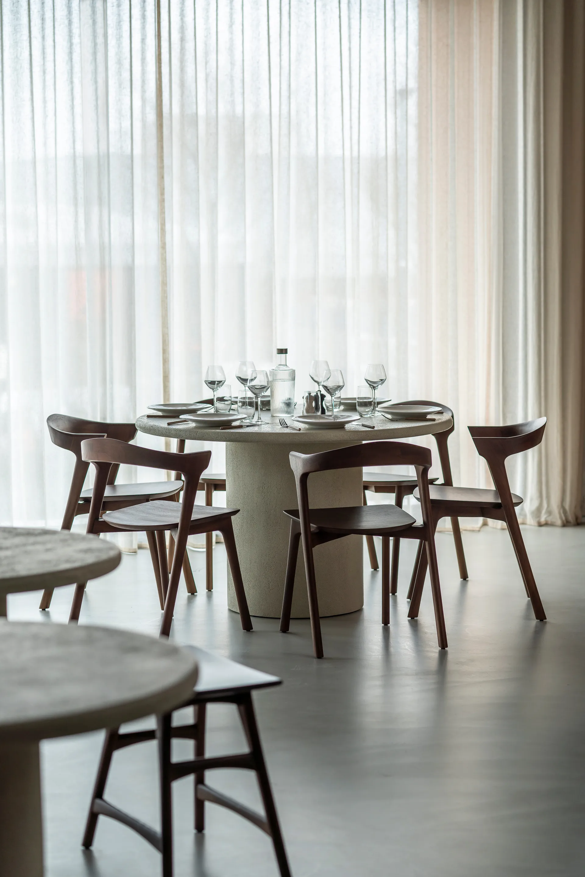 Tavolo Elements, Off White, Ø125 cm Ethnicraft